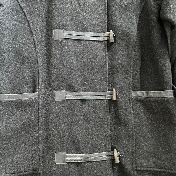 Vintage Loden Overcoat with Hood - Picture 3 of 12